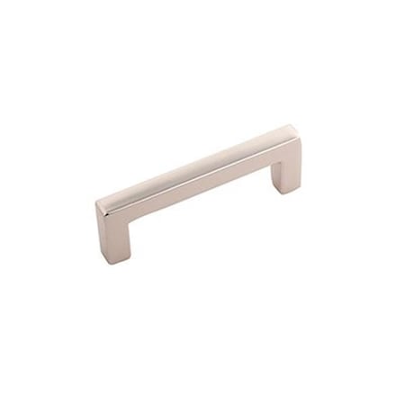 Belwith Products Belwith BWHH075326 14 3 in. Pull Crystal Clear - Polished Nickel BWHH075326 14